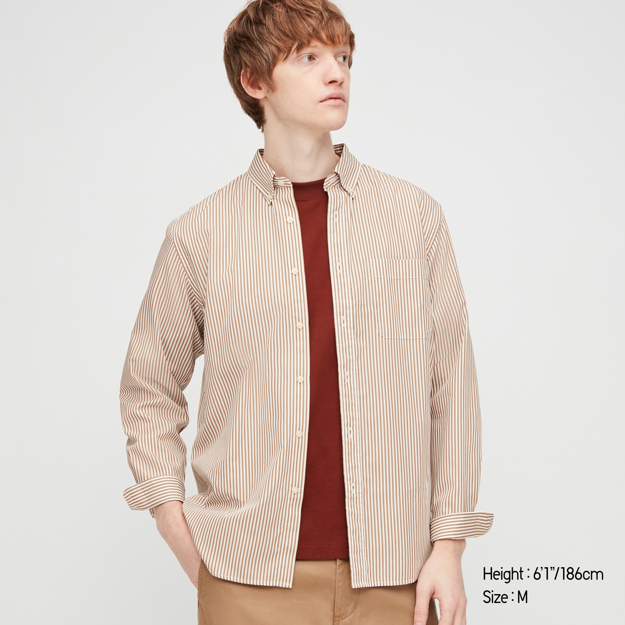 MEN EXTRA FINE COTTON BROADCLOTH LONG-SLEEVE SHIRT