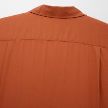 MEN OPEN COLLAR SHORT-SLEEVE SHIRT