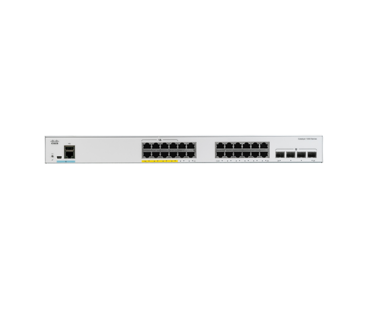  CISCO CATALYST 1000 24 PORT GE, FULL POE, 4x1G SFP, C1000-24FP-4G-L