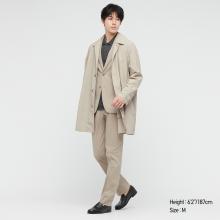MEN POCKETABLE HALF COAT