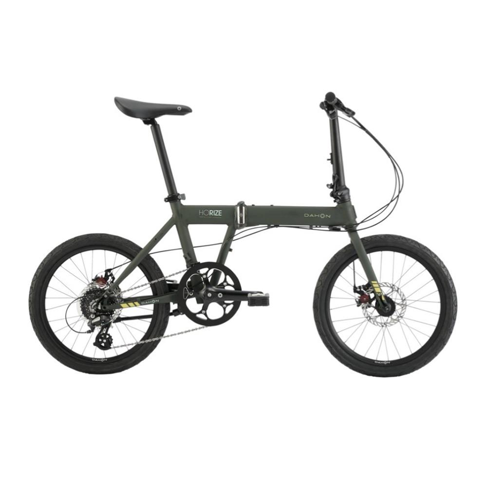 Foldable Bikes DAHON Horize Disc Green Komnit Express