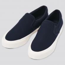 COTTON CANVAS SLIP-ON SNEAKERS