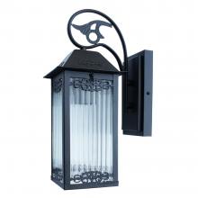 OUTDOOR WALL SCONCE EVL HO-0007 CLASSIC BLACK