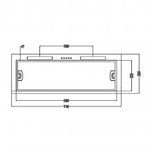 CHIMNEY HOOD MEX SP745 74CM