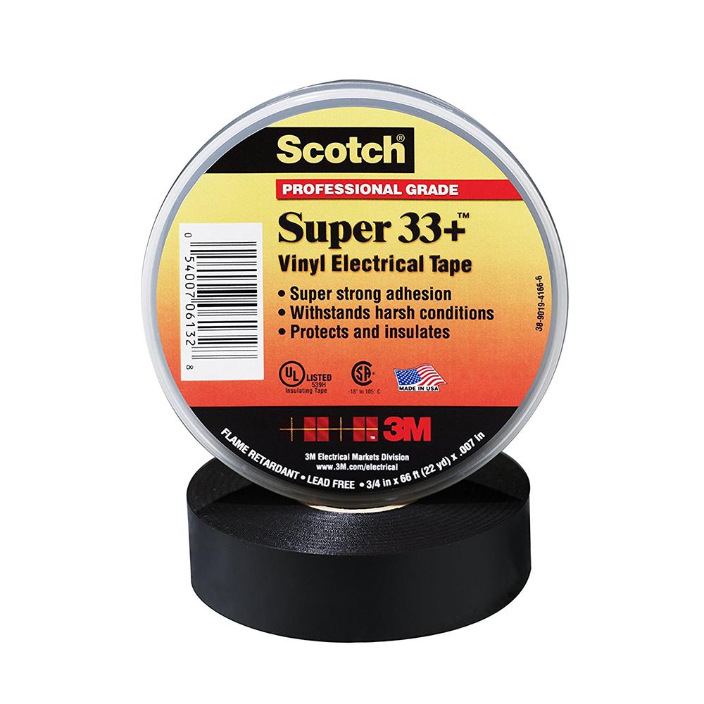 ELECTRICAL TAPE 3M SUPER33+ 66 BLACK