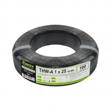 ELECTRIC WIRE THW-A RANZZ 1X25SQ.MM 100M BLACK