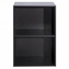 CABINET WITH 2-OPEN COMPARTMENT FURDINI FLEET BLACK