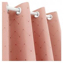 CURTAIN EYELET HOME LIVING STYLE ZOOMA 140X160CM PINK