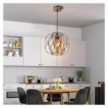 PENDANT LAMP CST 6001-1AB GOLD/AMBER/1LIGHT