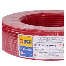 ELECTRIC WIRE THW IEC01 BCC 1x16 SQ.MM 100M RED