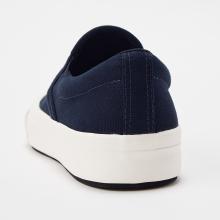 COTTON CANVAS SLIP-ON SNEAKERS