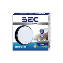LED OUTDOOR WALL LIGHT BEC EMPIRE-RO 12W DAYLIGHT BLACK