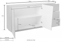Tecnos Sideboard Ã‚Â»VegaÃ‚Â«, Breite 180 Cm, 2 TÃƒÂ¼ren Online Kaufen