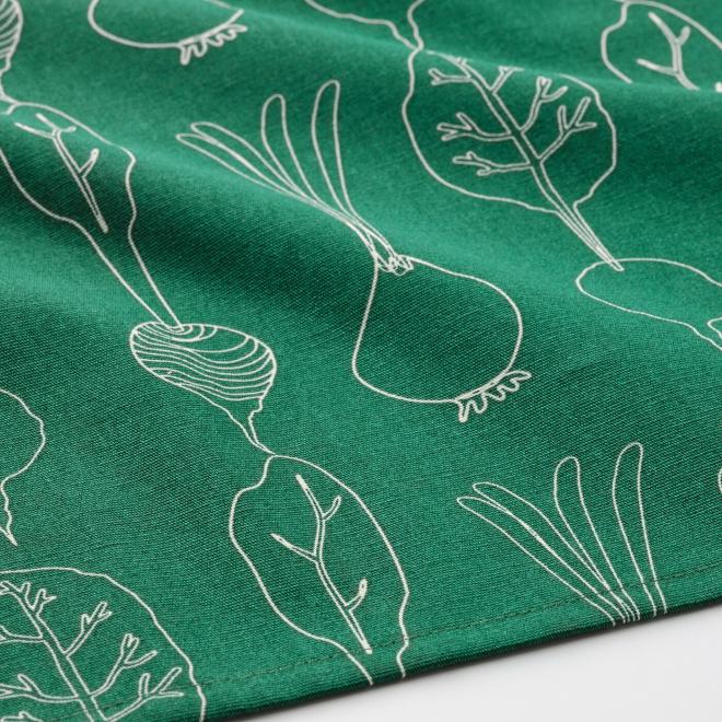 TORVFLY Oven mitt, patterned/green - IKEA